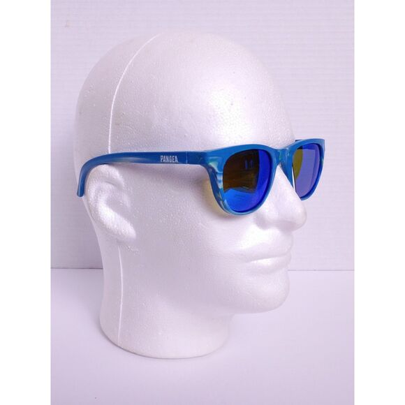 Pangea Movement City Recycled Plastic Ocean Blue / Blue Mirror Sunglasses main image 12